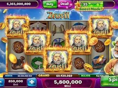 Sección de Casino y Slots disponibles